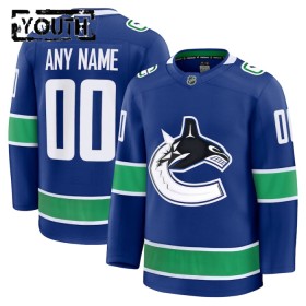 Vancouver Canucks Hockeydrakt Custom Fanatics Premium 2024-25 Blå Hjemme - Barn